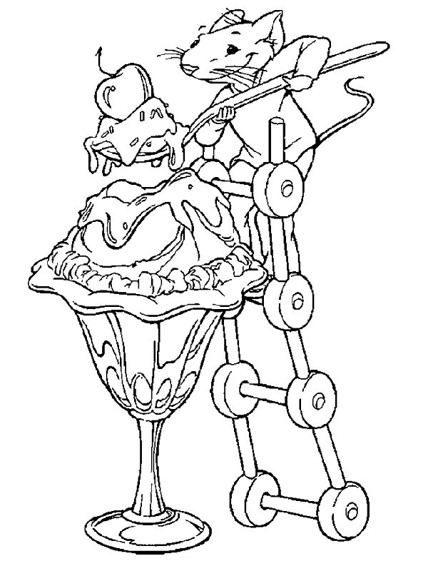 16 coloring pages of Stuart Little